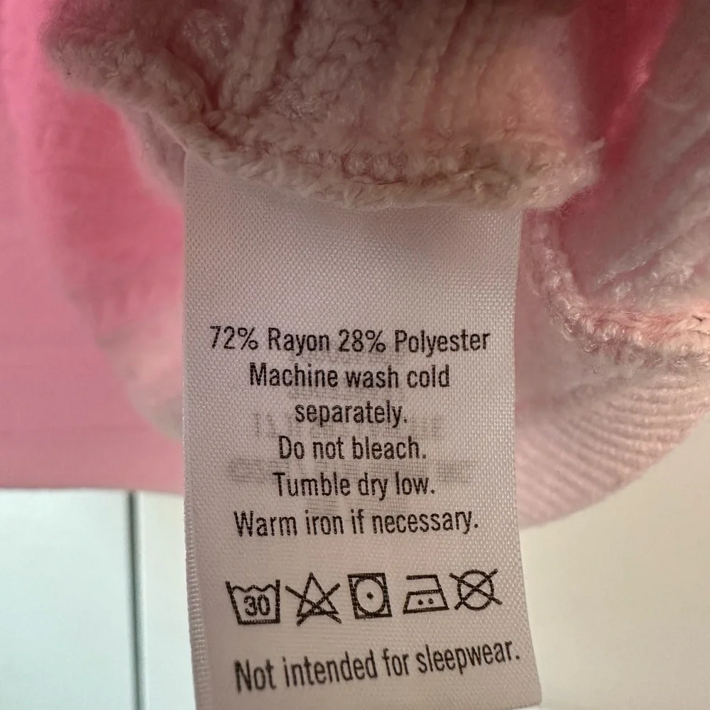 Janie and Jack Petal Pink Cable Knit Sweater Dress (Size 6-12 Months)